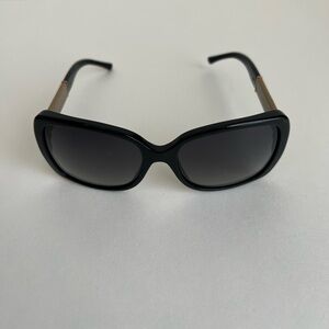 Burberry Black and Gold Sunglasses